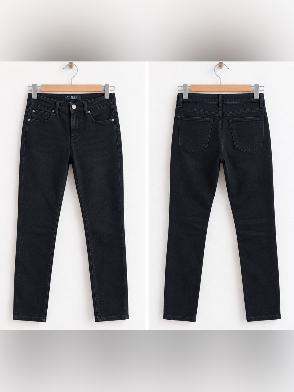 Tinsel Women's Black Skinny Jeans - Sleek Slim Fit